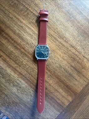 NWOT Breda Classic Square Watch Style in Brown and Black